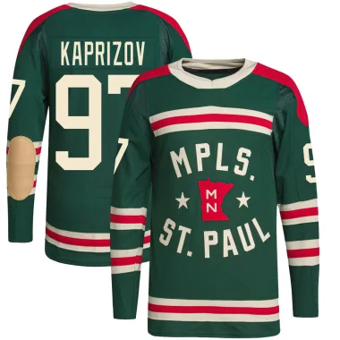 Authentic Kirill Kaprizov Green Minnesota Wild 2022 Winter Classic Player Jersey - Men's