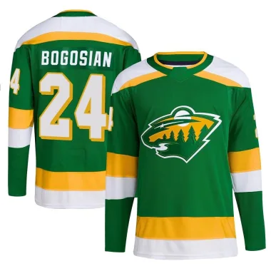 Authentic Zach Bogosian Green Minnesota Wild Reverse Retro 2.0 Jersey - Youth