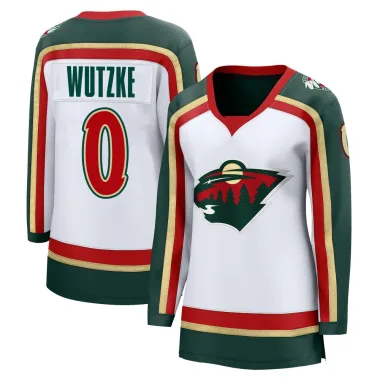 Breakaway Chase Wutzke White Minnesota Wild 25th Anniversary Jersey - Women's
