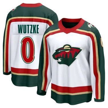 Breakaway Chase Wutzke White Minnesota Wild 25th Anniversary Jersey - Youth